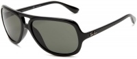 Ray-Ban RB4162 Aviator Sunglasses 59 mm, Polarized, Black/Polarized Crystal Green Ray-Ban RB4162 Aviator Sunglasses 59 mm, Polarized, Black/Polarized Crystal Green