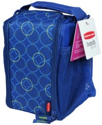 Rubbermaid 1813779 Lunch Blox small durable bag - Blue Circle Rubbermaid 1813779 Lunch Blox small durable bag - Blue Circle