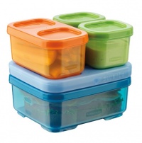 Rubbermaid 1866739 LunchBlox Kid's Tall Lunch Box Kit, Blue/Orange/Green Rubbermaid 1866739 LunchBlox Kid's Tall Lunch Box Kit, Blue/Orange/Green