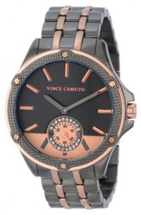 Vince Camuto Women's VC/5083GYTT Swarovski Crystal Accented Gunmetal Rose Gold-Tone Remote Sweep Bracelet Watch Vince Camuto Women's VC/5083GYTT Swarovski Crystal Accented Gunmetal Rose Gold-Tone Remote Sweep Bracelet Watch