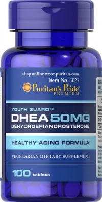 Puritan's Pride 2 Pack of DHEA 50 mg 100-Tablets Puritan's Pride 2 Pack of DHEA 50 mg 100-Tablets