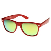 Reflective Color Mirror Lens Neon Color Wayfarers Style Sunglasses- Many Colors Reflective Color Mirror Lens Neon Color Wayfarers Style Sunglasses- Many Colors