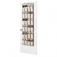 Whitmor 6687-13 Fashion Canvas Soft Storage Over-the-Door Shoe Organizer Whitmor 6687-13 Fashion Canvas Soft Storage Over-the-Door Shoe Organizer