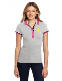 U.S. Polo Assn. Juniors Solid Polo With Contrast Placket and Collar U.S. Polo Assn. Juniors Solid Polo With Contrast Placket and Collar