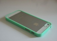 Mint Green Lovely Soft Trim Ultra High Clear Back Hard Cover Bumper Case for iPhone 5 5G Mint Green Lovely Soft Trim Ultra High Clear Back Hard Cover Bumper Case for iPhone 5 5G