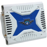 PYLE PLMRA420 4-Channel 1,000-Watt Waterproof Marine Bridgeable MOSFET Amplifier