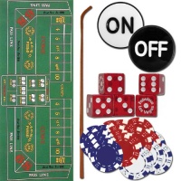Trademark Craps Set - All The Pieces To Play Now Craps Set, Multi Trademark Craps Set - All The Pieces To Play Now Craps Set, Multi