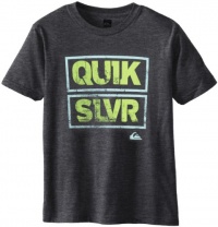 Quiksilver Boys 8-20 Boxer Tee, Charcoal Heather, Medium/12 Quiksilver Boys 8-20 Boxer Tee, Charcoal Heather, Medium/12