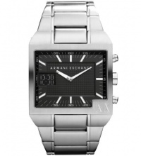 Armani Exchange Steel Square Watch Armani Exchange Steel Square Watch
