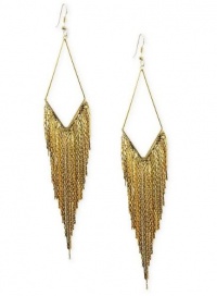 GUESS Earrings, Gold-Tone Kite Gypsy Chain Drop Earrings GUESS Earrings, Gold-Tone Kite Gypsy Chain Drop Earrings