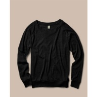 Alternative AA1990 Ladies' Slouchy Pullover - ECO TRUE BLACK - Small