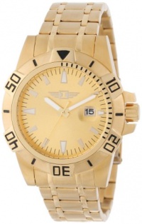 I By Invicta Men's 43628-005 18k Gold-Plated Stainless Steel Gold Dial Watch