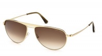 Tom Ford Tf 207 William Gold Frame/Brown Gradient Lens 59Mm Tom Ford Tf 207 William Gold Frame/Brown Gradient Lens 59Mm