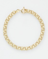 The charm bracelet is the perfect accessory to make your individual style shine through. Begin creating your collection now with this starter bracelet and choose any number of whimsical charms. The charm bracelet is the perfect accessory to make your individual style shine through. Begin creating your collection now with this starter bracelet and choose any number of whimsical charms.