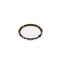 Orsay Cobalt Oval Platter 16X11 by Philippe Deshoulieres Orsay Cobalt Oval Platter 16X11 by Philippe Deshoulieres