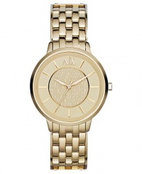 Armani Exchange Olvia Rose Dial Gold Ion-plated Ladies Watch Armani Exchange Olvia Rose Dial Gold Ion-plated Ladies Watch