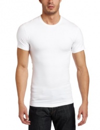 2(x)ist Mens Slimming Crew Neck Body Shaper, White, Small 2(x)ist Mens Slimming Crew Neck Body Shaper, White, Small