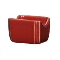 Fiesta 3-1/2-Inch by 2-3/8-Inch Sugar Packet Caddy, Scarlet Fiesta 3-1/2-Inch by 2-3/8-Inch Sugar Packet Caddy, Scarlet