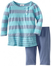 Splendid Littles Baby-girls Newborn Marseille Chambray Stripe Tunic Set, Aquatic, 6-12 Months Splendid Littles Baby-girls Newborn Marseille Chambray Stripe Tunic Set, Aquatic, 6-12 Months