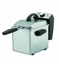 Waring DF55 Professional Mini 1-2/7-Pound-Capacity Stainless-Steel Deep Fryer