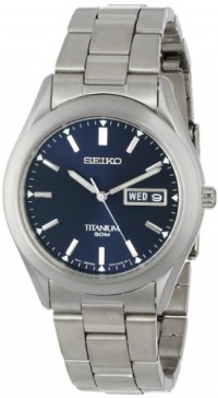 Seiko Men's SGG709 Titanium Case and Bracelet Watch