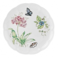 Lenox Butterfly Meadow Bone Porcelain Blue Butterfly Dinner Plate Lenox Butterfly Meadow Bone Porcelain Blue Butterfly Dinner Plate
