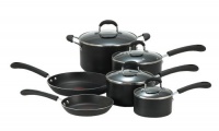 T-fal E938SA94 Professional Total Nonstick Oven Safe Thermo-Spot Heat Indicator Dishwasher Safe 10-Piece Cookware Set, Black T-fal E938SA94 Professional Total Nonstick Oven Safe Thermo-Spot Heat Indicator Dishwasher Safe 10-Piece Cookware Set, Black