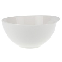 Flow is a true test of technology, and Villeroy & Boch proves yet again that it is masterful at it. Perhaps the most challenging of this collection is the conjoined Two-in-One dinner-salad conceptthe two sensual shapesseamlessly flowing together as a single unit. Its a bold concept and an option among the series, which also offers dinner and salad separately. Flat plates resemble the shape of a droplet; bowls also are organically inspired; cups have a distinctive personality with handles that flow from the rim intothe formation of a grip. Flow is a true test of technology, and Villeroy & Boch proves yet again that it is masterful at it. Perhaps the most challenging of this collection is the conjoined Two-in-One dinner-salad conceptthe two sensual shapesseamlessly flowing together as a single unit. Its a bold concept and an option among the series, which also offers dinner and salad separately. Flat plates resemble the shape of a droplet; bowls also are organically inspired; cups have a distinctive personality with handles that flow from the rim intothe formation of a grip.