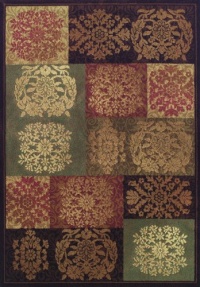 Dalyn Capri Sable with Ivory & Sage Embellished Block Patterned 5-Feet 3-Inch by 7-Feet 7-Inch Area Rug Dalyn Capri Sable with Ivory & Sage Embellished Block Patterned 5-Feet 3-Inch by 7-Feet 7-Inch Area Rug