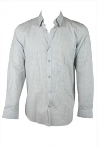 Calvin Klein Sportswear Men's Long Sleeve Voile Gingham Check Woven Shirt Calvin Klein Sportswear Men's Long Sleeve Voile Gingham Check Woven Shirt