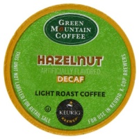 Green Mountain Coffee Hazelnut Decaf, Light Roasted, K-Cup Portion Pack for Keurig K-Cup Brewers, 24-Count