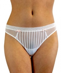 Betsey Johnson Women's Stocking Stripe Lo Rise Thong Panty Betsey Johnson Women's Stocking Stripe Lo Rise Thong Panty