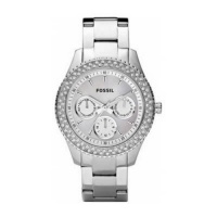 Fossil Women's ES2860 Stainless Steel Analog with Silver Dial Watch Fossil Women's ES2860 Stainless Steel Analog with Silver Dial Watch