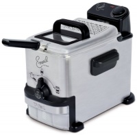 Emeril by T-fal FR702D001 1.8-Liter Deep Fryer with Integrated Oil Filtration System, Silver Emeril by T-fal FR702D001 1.8-Liter Deep Fryer with Integrated Oil Filtration System, Silver