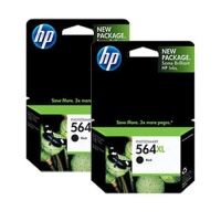 HP 564XL CN684WN#140 Ink Cartridge 2-PACK in Retail Packaging-Black