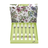 Portmeirion Botanic Garden Pastry Forks, Set of 6 Portmeirion Botanic Garden Pastry Forks, Set of 6