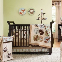 Carter's 4 Piece Crib Bedding Set, Forest Friend Carter's 4 Piece Crib Bedding Set, Forest Friend