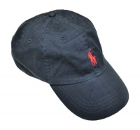Polo Ralph Lauren Adjustable Hat Cap Black/Red Polo Ralph Lauren Adjustable Hat Cap Black/Red