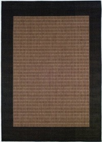Couristan 1005/2500 Recife Checkered Field Cocoa/Black Rug, 3-Feet 9-Inch by 5-Feet 5-Inch Couristan 1005/2500 Recife Checkered Field Cocoa/Black Rug, 3-Feet 9-Inch by 5-Feet 5-Inch