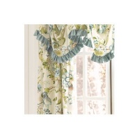 Croscill Home Fashions Corfu 44-Inch by 28-Inch Waterfall Swag, Sky Blue Croscill Home Fashions Corfu 44-Inch by 28-Inch Waterfall Swag, Sky Blue