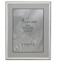 Lawrence Frames Polished Silver Plate 8x10 Picture Frame - Bead Border Design Lawrence Frames Polished Silver Plate 8x10 Picture Frame - Bead Border Design