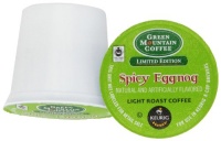 Green Mountain Coffee Fair Trade Spicy Eggnog, K-Cup Portion Pack for Keurig Brewers 24-Count Green Mountain Coffee Fair Trade Spicy Eggnog, K-Cup Portion Pack for Keurig Brewers 24-Count