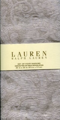 Ralph Lauren Set of Four Paisley Silver Cloth Napkins Ralph Lauren Set of Four Paisley Silver Cloth Napkins