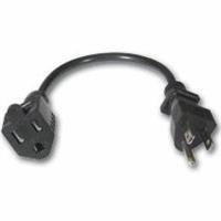 C2G/Cables to Go 03115 18 AWG Outlet Saver Power Extension Cord (NEMA 5-15R to NEMA 5-15P), Black (6 feet/1.82 Meters) C2G/Cables to Go 03115 18 AWG Outlet Saver Power Extension Cord (NEMA 5-15R to NEMA 5-15P), Black (6 feet/1.82 Meters)