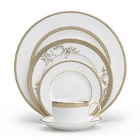Wedgwood Vera Wang Vera Lace Gold 9-Inch Rim Soup Plate Wedgwood Vera Wang Vera Lace Gold 9-Inch Rim Soup Plate