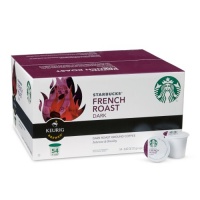 Starbucks French Roast Dark, K-Cup Portion Pack for Keurig K-Cup Brewers, 54-Count Starbucks French Roast Dark, K-Cup Portion Pack for Keurig K-Cup Brewers, 54-Count