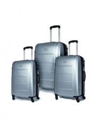 Samsonite Winfield 3 Piece Nested Spinner Set,Silver,One Size Samsonite Winfield 3 Piece Nested Spinner Set,Silver,One Size