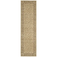 Nourison Zanibar Large Scroll Ivory 2.0-Feet by 5.9-Feet Polyacrylic Area Rug Nourison Zanibar Large Scroll Ivory 2.0-Feet by 5.9-Feet Polyacrylic Area Rug