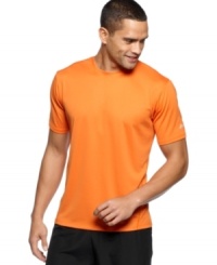 Rev up your workout wardrobe with this T shirt from Asics. Rev up your workout wardrobe with this T shirt from Asics.