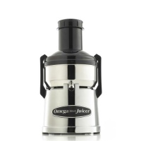 Omega BMJ390 Mega Mouth Pulp Ejection Juicer, Chrome Omega BMJ390 Mega Mouth Pulp Ejection Juicer, Chrome
